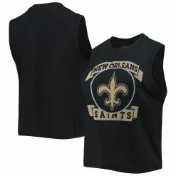 Brand new ⭐ Women's Junk Food Black New Orleans Saints Rib Ranger Muscle Tank Top ⭐