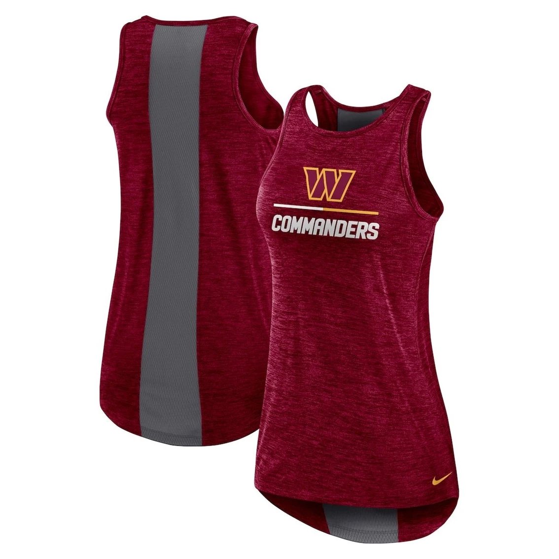 Coupon β Women's Nike Burgundy Washington Commanders High Neck Performance Tank Top π
