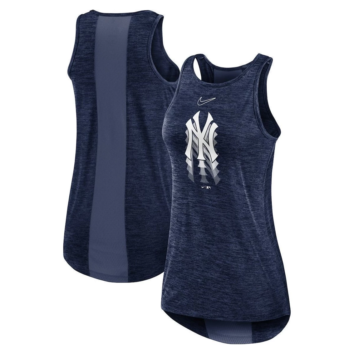 Coupon π Women's Nike Navy New York Yankees Logo Fade High Neck Performance Tank Top π€© - Image 2