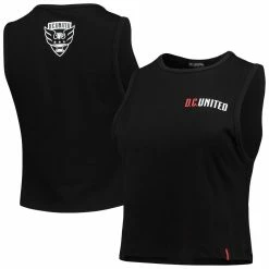 Promo π― Women's The Wild Collective Black D.C. United Crop Muscle Tri-Blend Tank Top βοΈ
