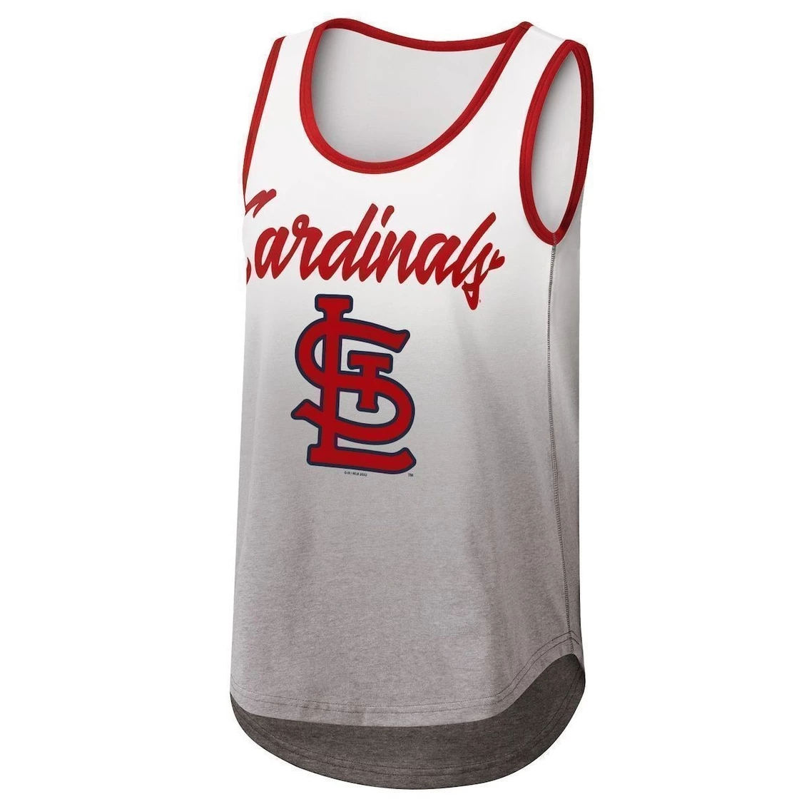 Deals π Women's G-III 4Her By Carl Banks White St. Louis Cardinals Logo Opening Day Tank Top π - Image 3