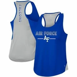 Best Pirce π Women's Colosseum Royal Air Force Falcons Sachs 2-Hit Scoop Neck Racerback Tank Top π§¨