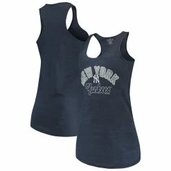 Flash Sale 🎉 Women's Soft As A Grape Navy New York Yankees Multicount Racerback Tank Top 🎉