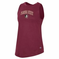 Discount 😉 Women's Champion Garnet Florida State Seminoles Arch Logo Tank Top 🔥