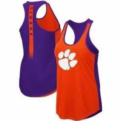 Cheapest β Women's Colosseum Orange Clemson Tigers Publicist Racerback Tank Top π