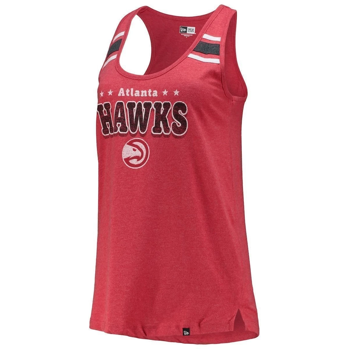 Hot Sale β Women's New Era Red Atlanta Hawks Scoop-Neck Racerback Tank Top π - Image 3