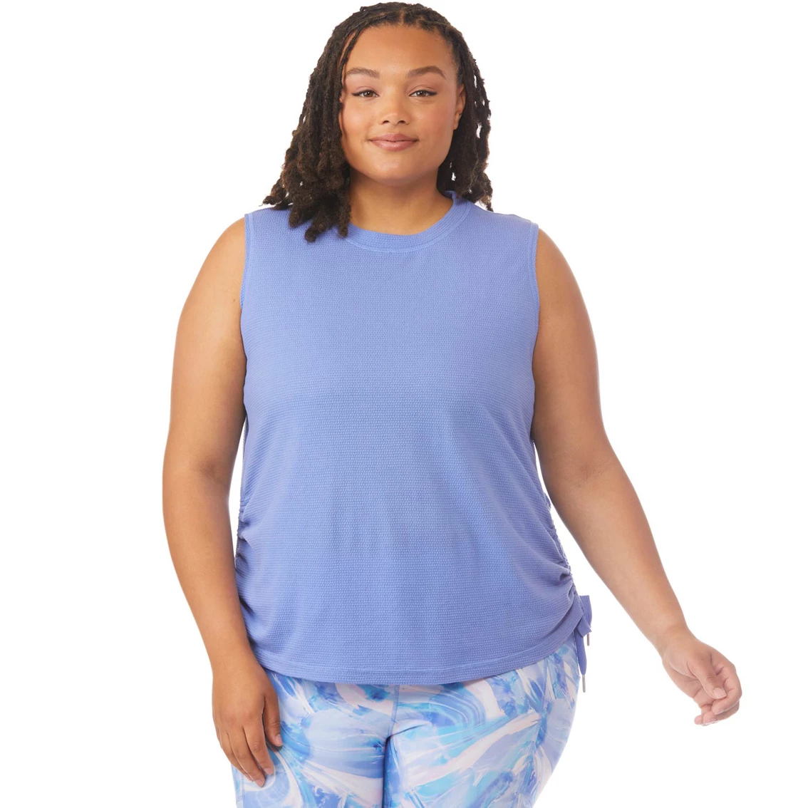 Discount π Calvin Klein Performance Plus Size Ruched Side Tie Tank π - Image 2