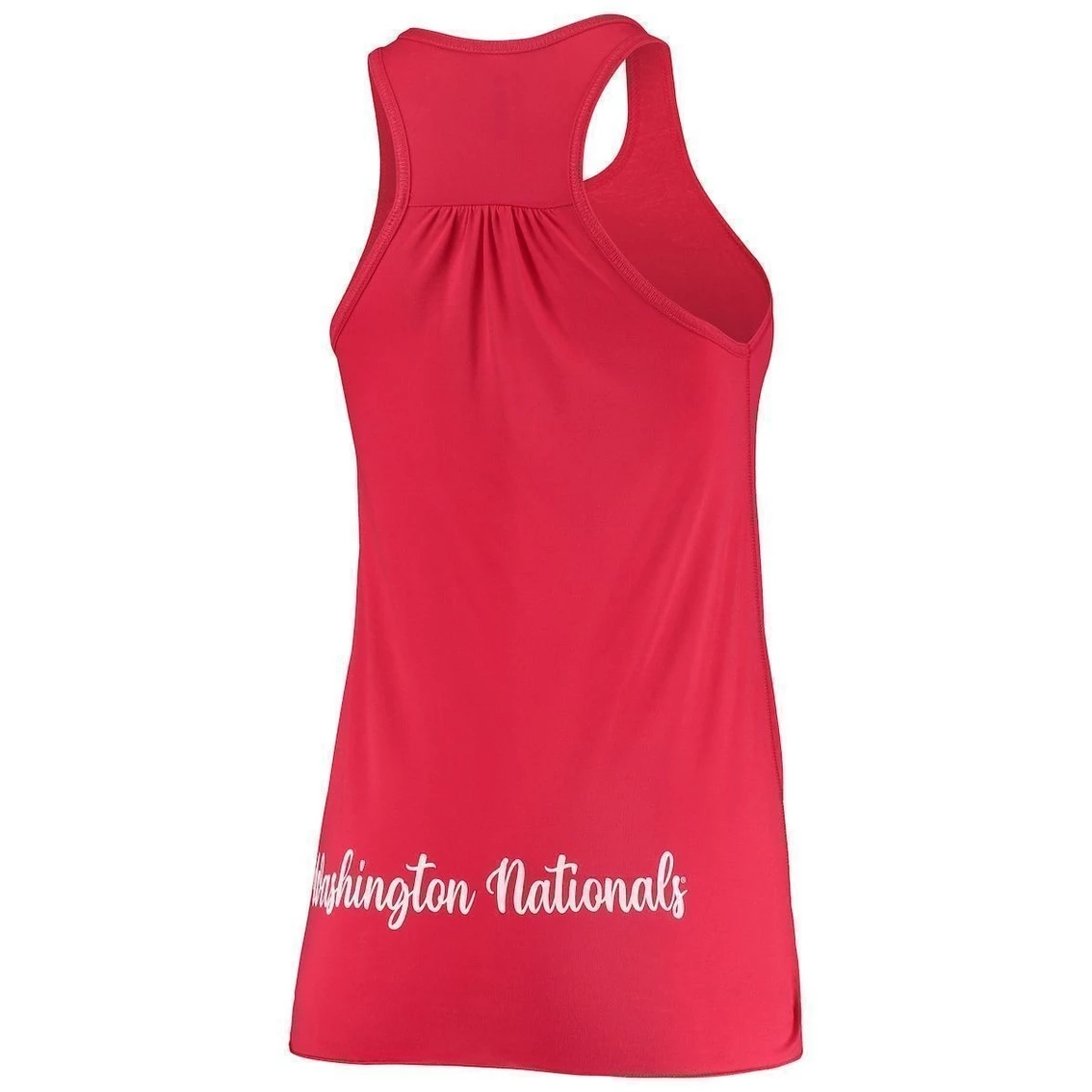 Wholesale π Women's Soft As A Grape Red Washington Nationals Front & Back Tank Top π - Image 4