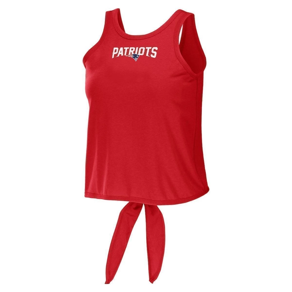 Discount π₯ Women's WEAR By Erin Andrews Red New England Patriots Open Back Twist Tie Tank Top β - Image 3