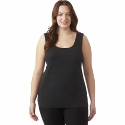 Coupon β€οΈ JW Plus Size Ribbed Knit Tank Top π