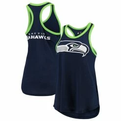 Cheapest 😀 Women's G-III 4Her By Carl Banks College Navy Seattle Seahawks Tater Tank Top 🔔
