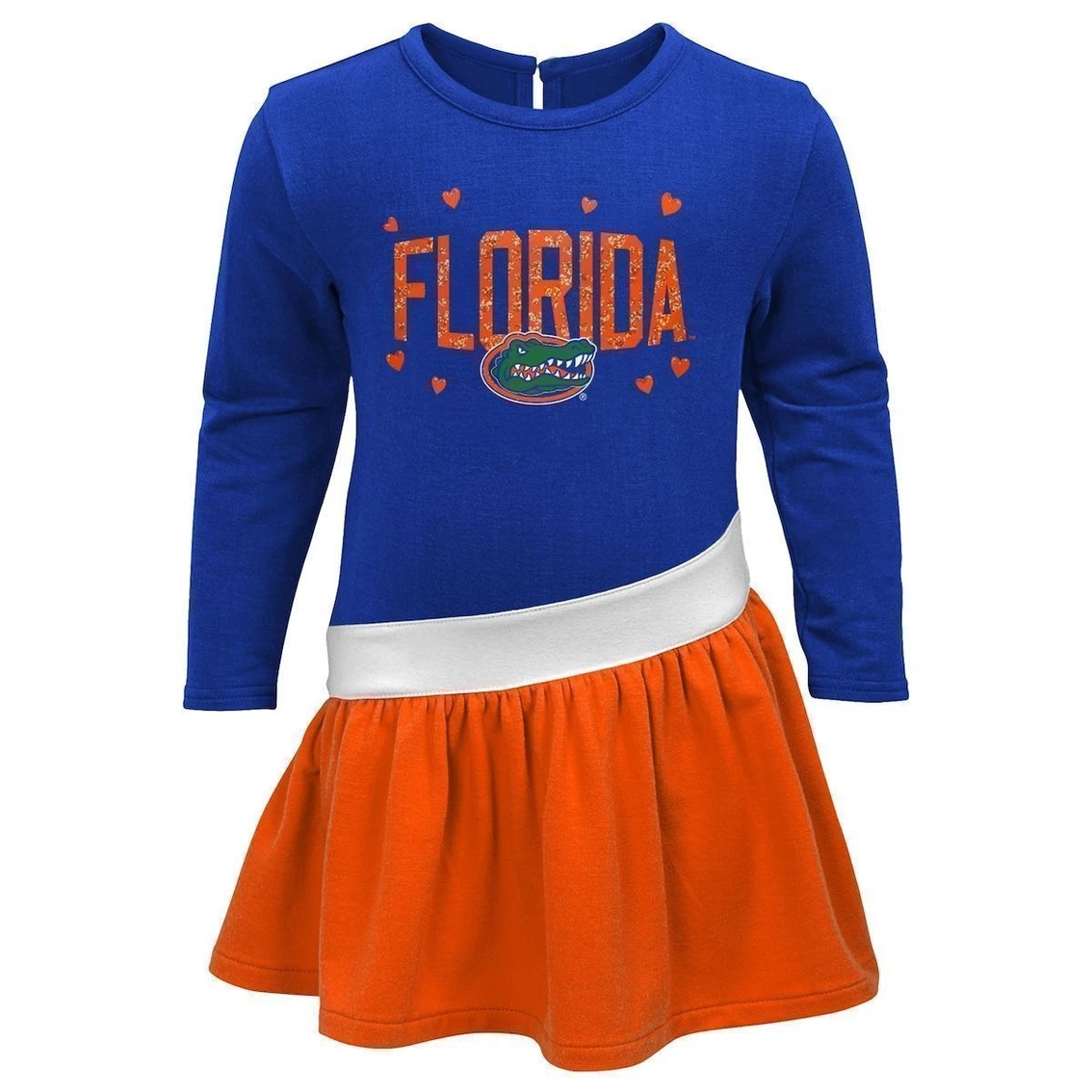 Top 10 π Outerstuff π§ Girls Infant Royal/Orange Florida Gators Heart To Heart French Terry π Dress π - Image 3