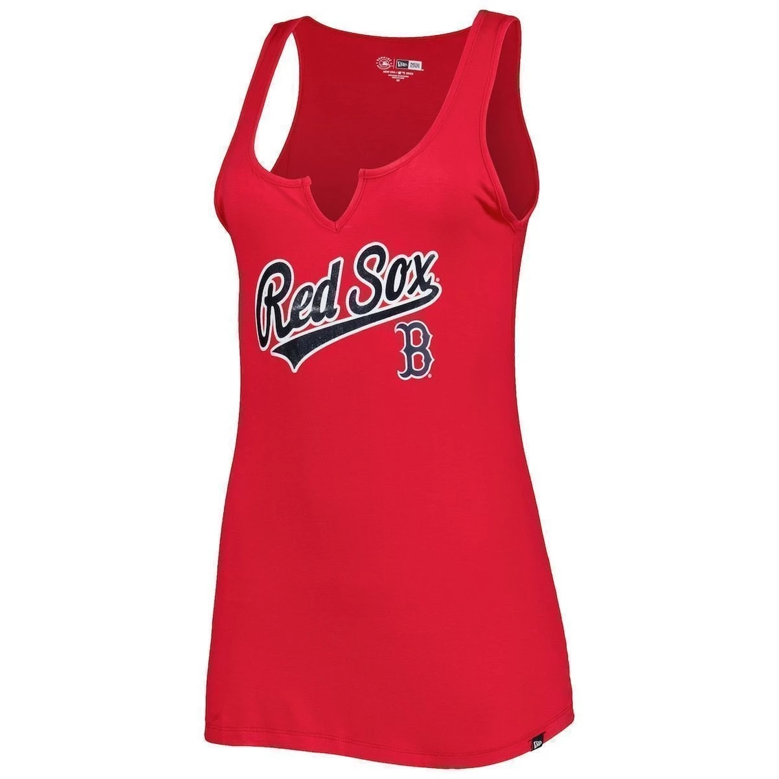 Flash Sale π Women's New Era Red Boston Red Sox Notch Neck Tank Top π - Image 3