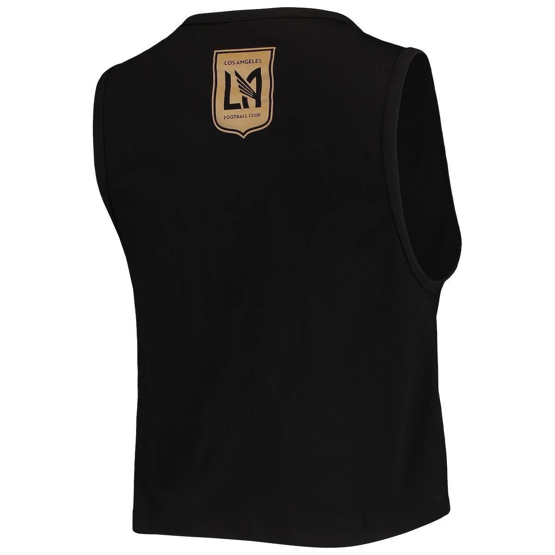 Brand new π Women's The Wild Collective Black LAFC Crop Muscle Tri-Blend Tank Top π - Image 4