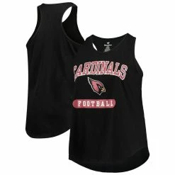Best reviews of 👍 Profile 👩 Women's Arizona Cardinals Black Plus Size Team Racerback Tank Top 🌟