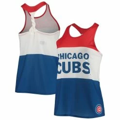 Outlet π€© Women's FOCO Red/Royal Chicago Cubs Twist Back Tank Top π