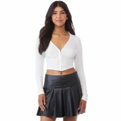 Deals 💯 Inspired Hearts Juniors Zip Corset Top 😉