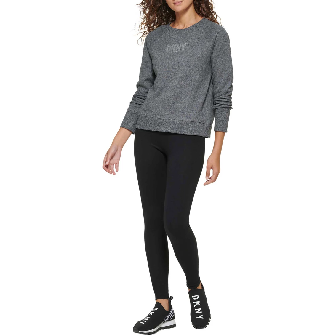 Best Sale π DKNY Sport Rhinestone Logo Crew Neck Pullover π - Image 3