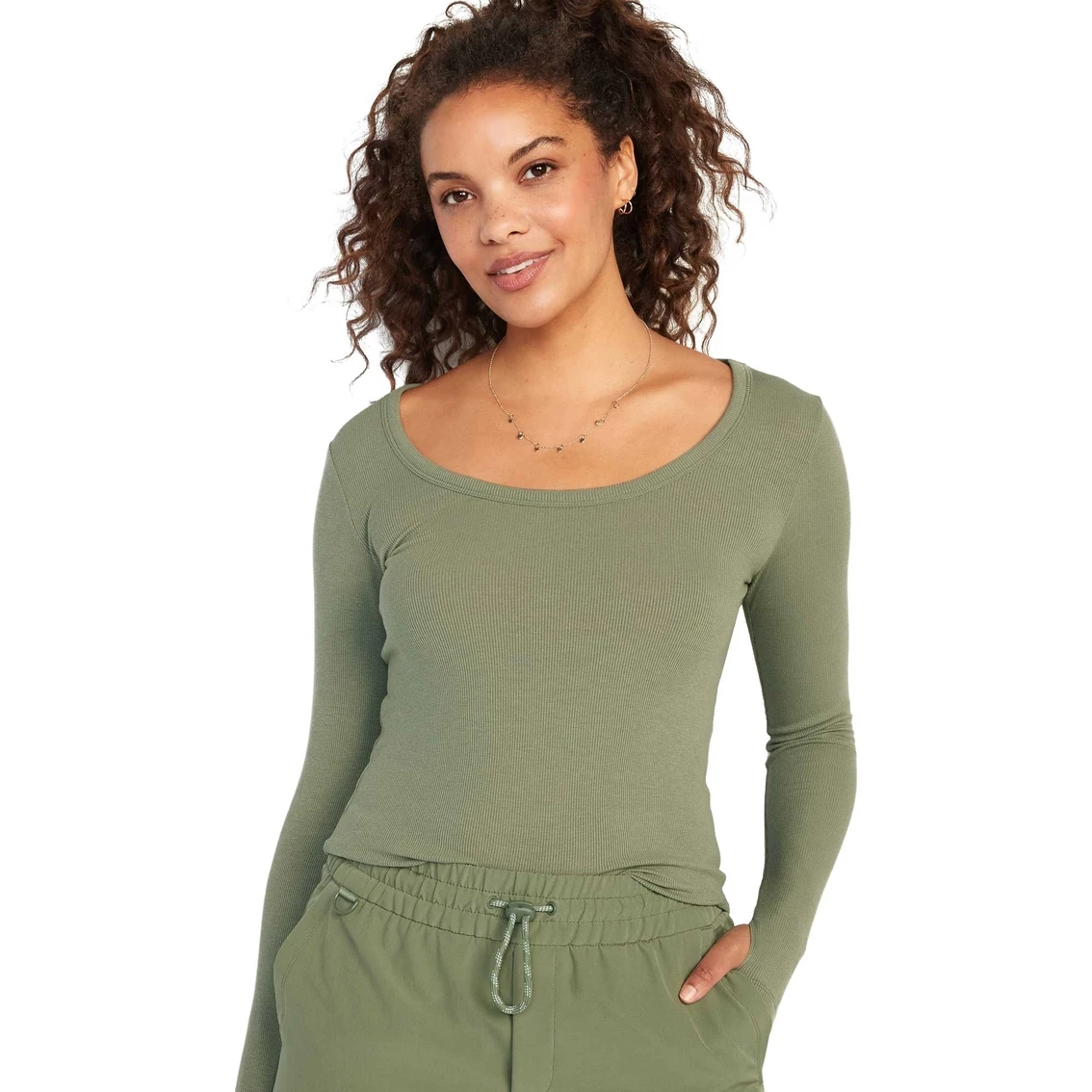 Cheap π₯ Old Navy UltraLite Rib Knit Basic Scoop Top β - Image 2