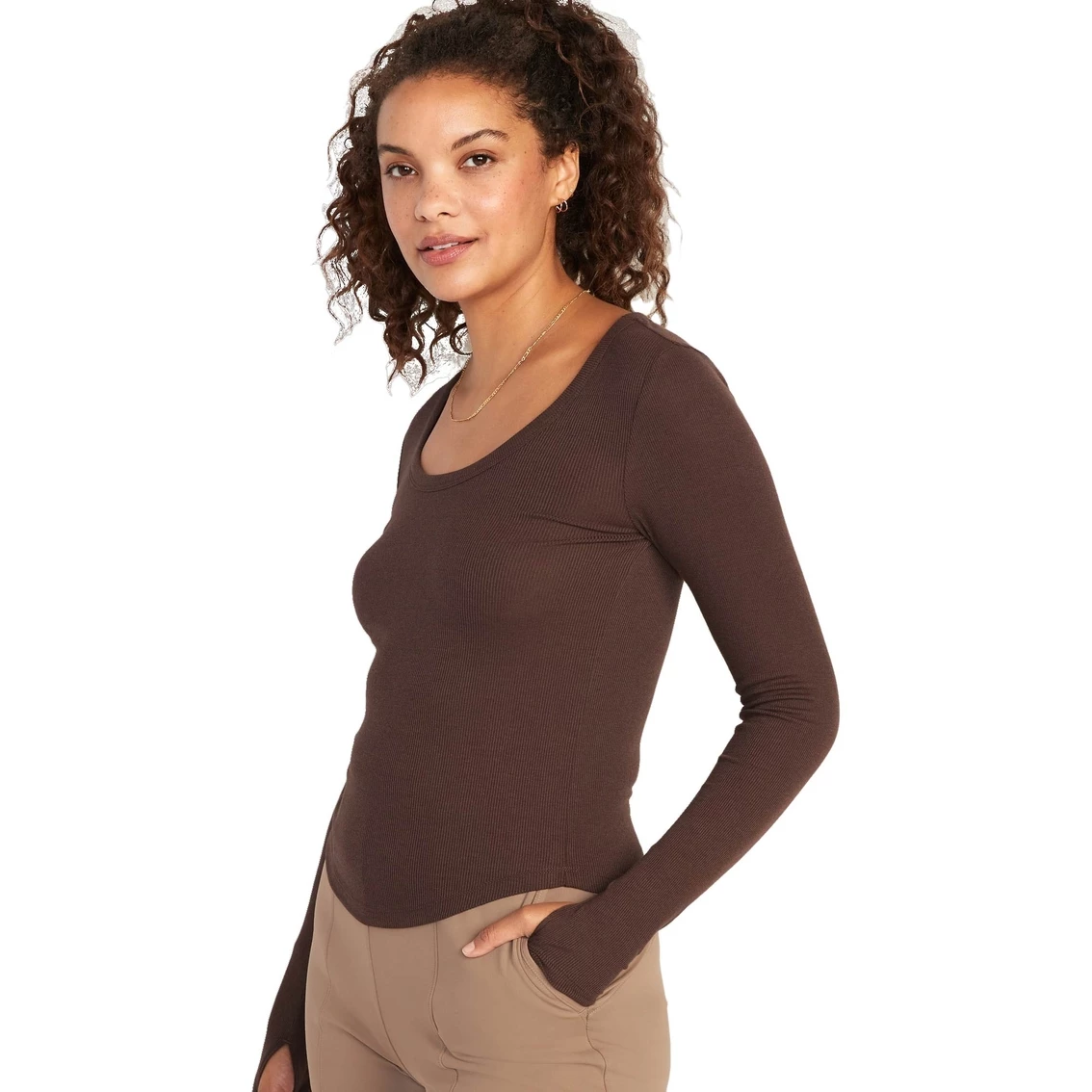 Cheap π₯ Old Navy UltraLite Rib Knit Basic Scoop Top β - Image 4