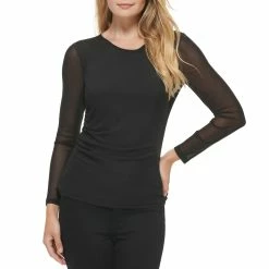 Wholesale π Calvin Klein Mesh Side Ruched Top β€οΈ