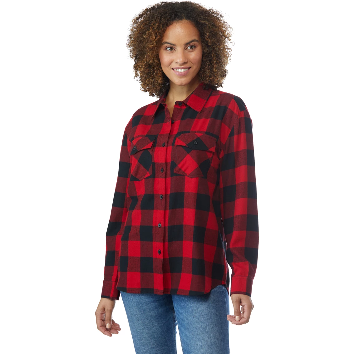 New π JW Buffalo Plaid Flannel Woven π Shirt βοΈ - Image 2