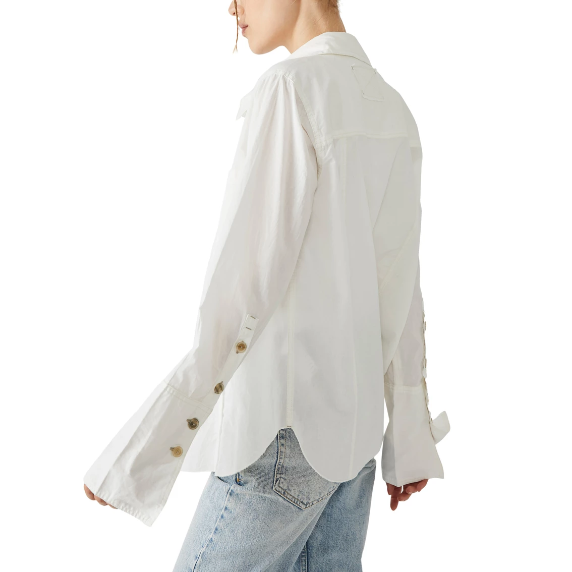 Cheap π Free People Mackenzie Solid Poplin Top π₯° - Image 3