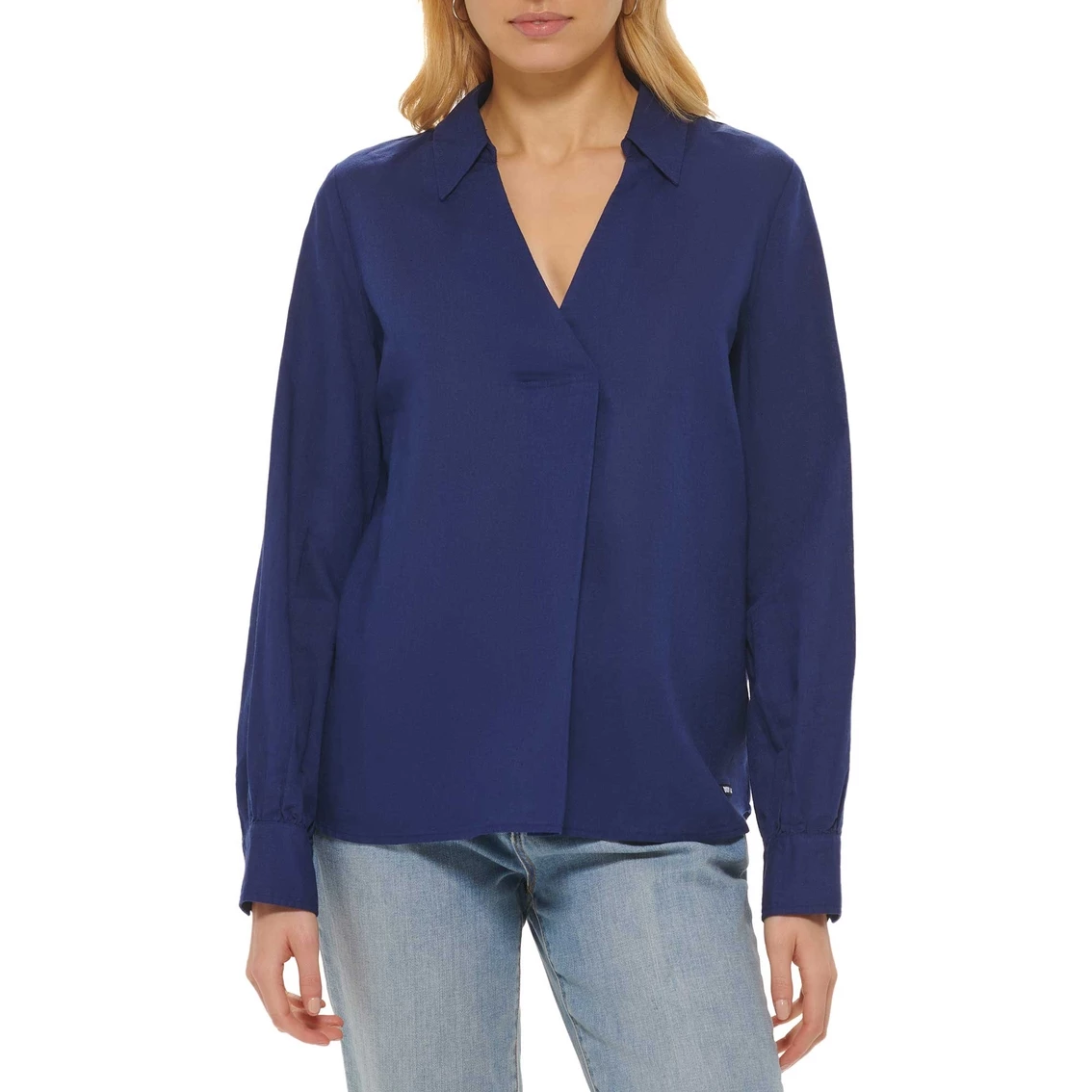 Cheap π DKNY V Neck Collared Top π€© - Image 2