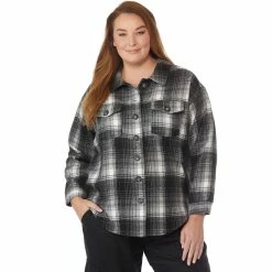 Best deal 💯 JW Plus Size Plaid Shacket 💯