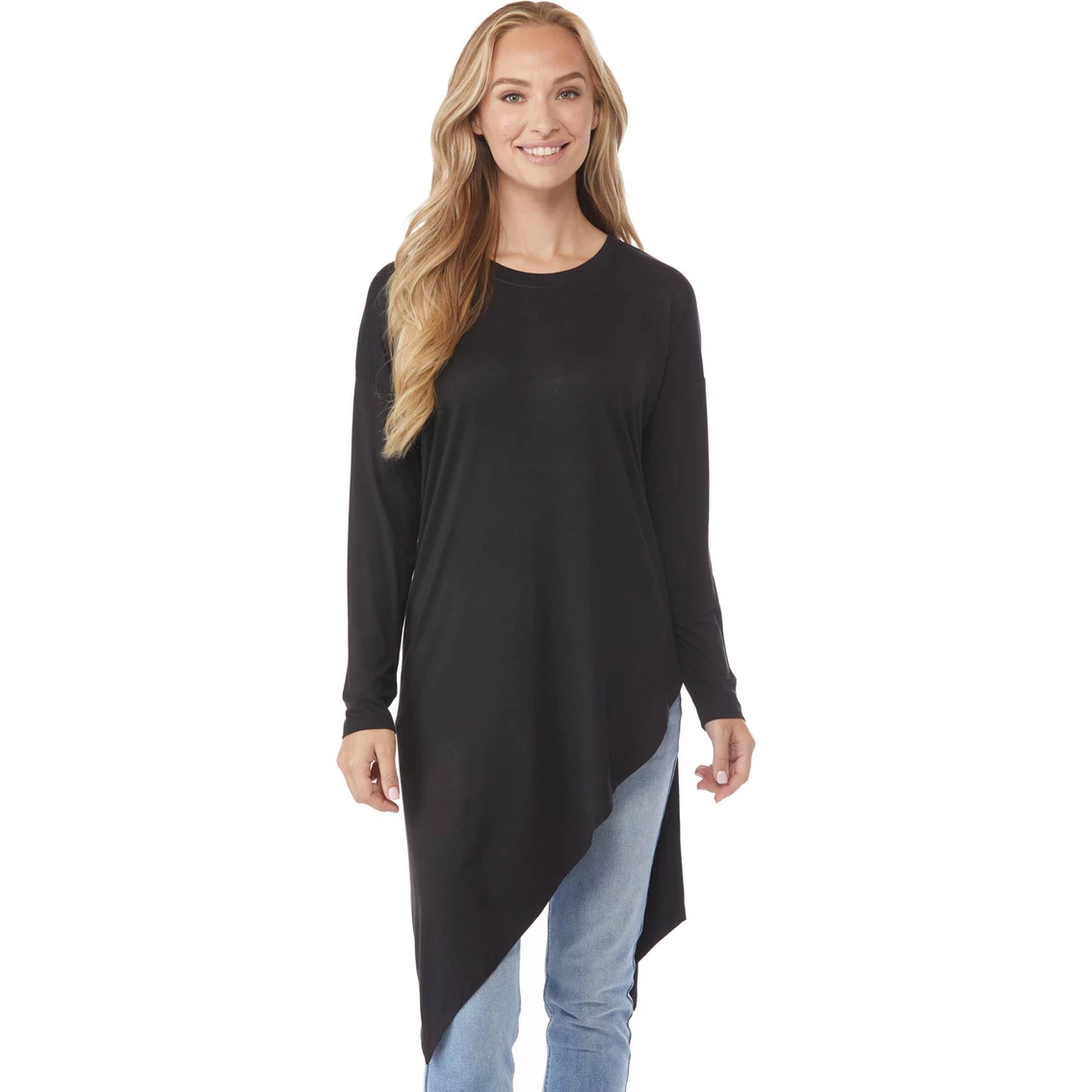 Cheap π JW Asymmetric Hem Long Top π