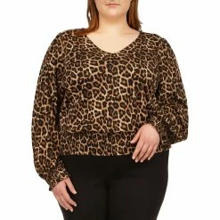 Best deal 🎉 Michael Kors Plus Size Nubian Smocked Top 🎁