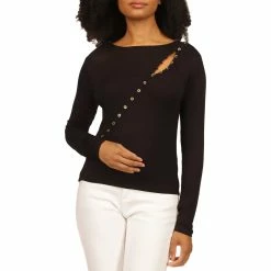 New π Michael Kors Asymmetrical Button Top π