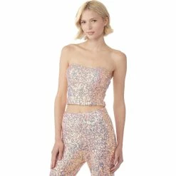 Deals 💯 Inspired Hearts Juniors Sequin Tube Top 🌟