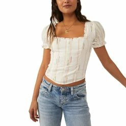 Discount 🛒 Free People Seratonin Corset Crop ✨