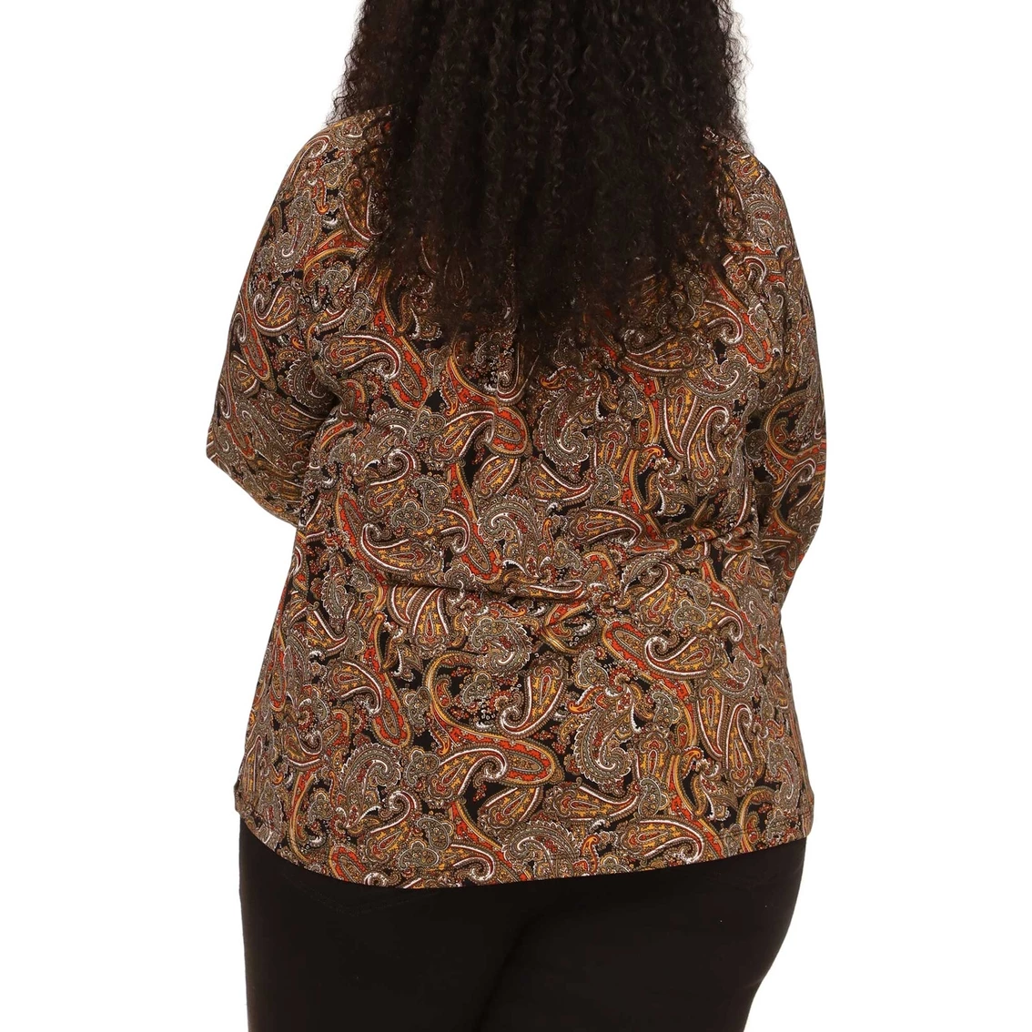 Hot Sale π₯° Michael Kors Plus Size Paisley Keyhole Peasant Top π - Image 2