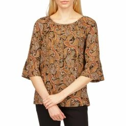 Brand new π Michael Kors Paisley Flare Sleeve Top β