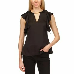 Outlet π Michael Kors π¨ Hammered Satin Paisley Top π₯°