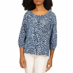 Best Pirce π Michael Kors Cat Easy Peasant Top π
