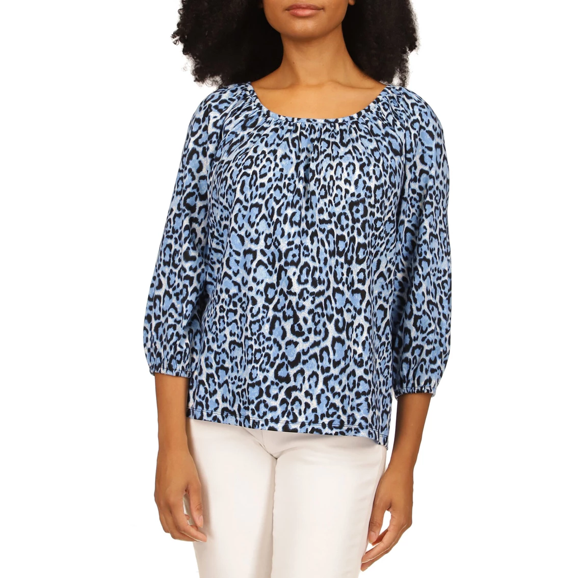 Best Pirce π Michael Kors Cat Easy Peasant Top π