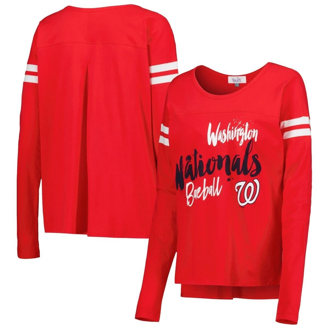 Best reviews of π Women's Touch Red Washington Nationals Free Agent Long Sleeve T-Shirt π―