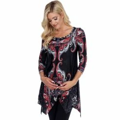 Cheapest 💯 White Mark Maternity Arlene Tunic Top 🌟