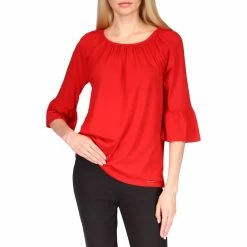 Outlet βοΈ Michael Kors Solid Flare Sleeve Top π