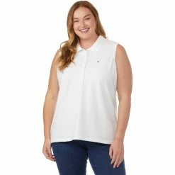 Promo β¨ Tommy Hilfiger Plus Size Sleeveless Polo β