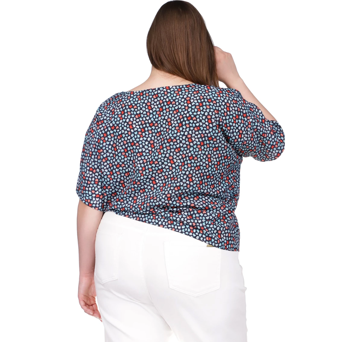 Brand new π Michael Kors Plus Size Tossed Palm Side Tie Top π - Image 2