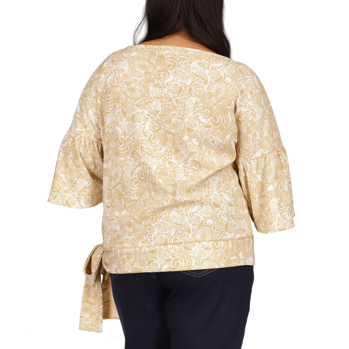 Deals βοΈ Michael Kors Plus Size Batik Paisley Flounce Sleeve Top π - Image 2