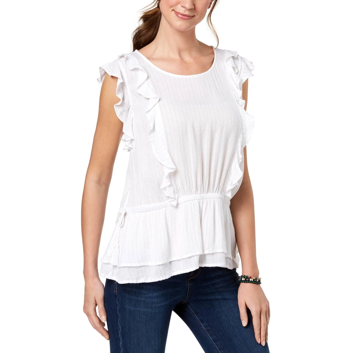 Best deal β Style&Co. Style & Co. Ruffled Flounce Hem Top β