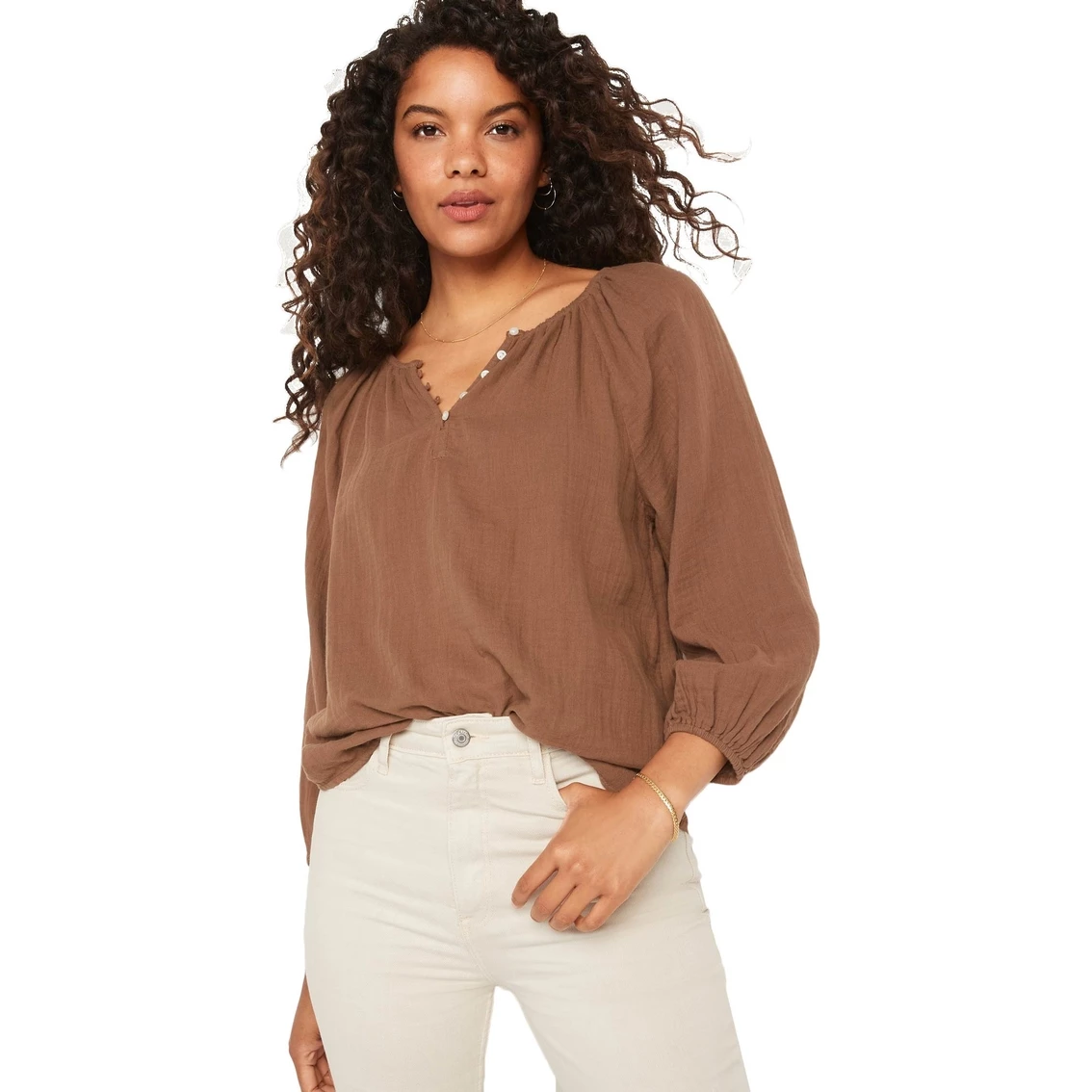Best deal π₯° Old Navy Shirred Double Weave Blouse β