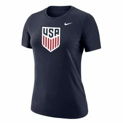 Best deal ⌛ Women's Nike Navy USMNT Club Crest T-Shirt 🎁