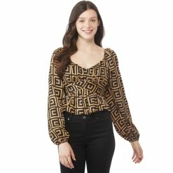 Coupon π Inspired Hearts Juniors Geo Print Top π₯°