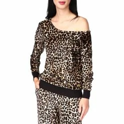 Top 10 π₯° Michael Kors Cheetah Print Off Shoulder Top π